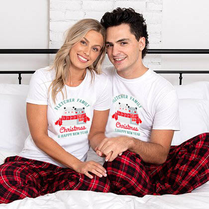 Pjs with name on sale